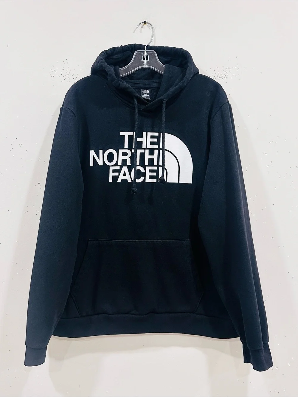The North Face Men's Half Dome Pullover Long-Sleeve Hoodie Black/White Size L